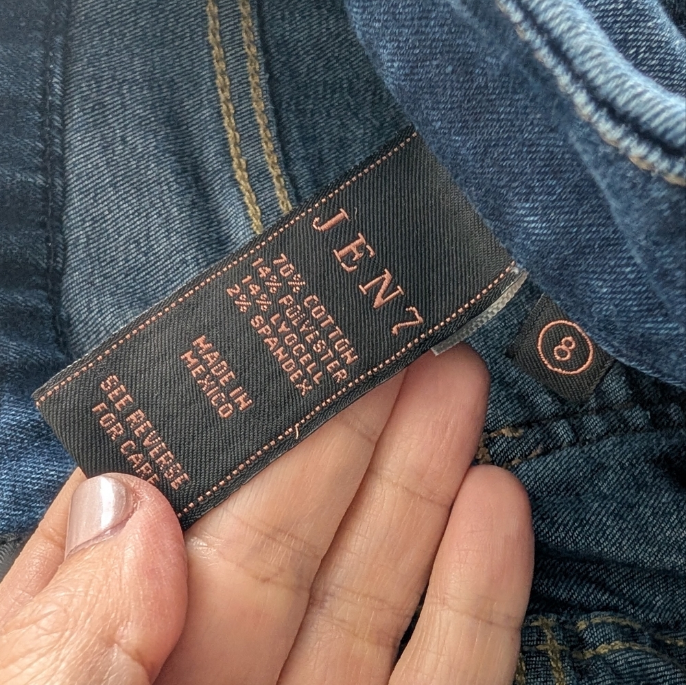 Jen 7 By 7 For All Mankind Ankle Skinny Jeans - Picture 2 of 5